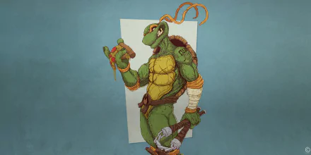 Michelangelo (TMNT) Comic Teenage Mutant Ninja Turtles HD Desktop Wallpaper | Background Image