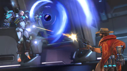 Sigma (Overwatch) McCree (Overwatch) video game Overwatch HD Desktop Wallpaper | Background Image