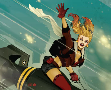 Harley Quinn Comic DC Bombshells HD Desktop Wallpaper | Background Image