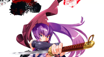 Saeko Busujima Anime Highschool Of The Dead HD Desktop Wallpaper | Background Image