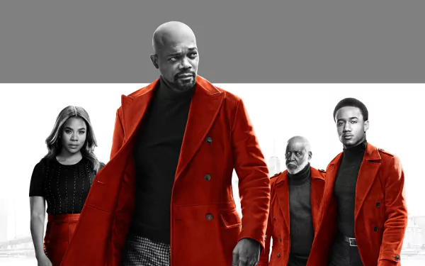 Richard Roundtree Regina Hall Jessie Usher Samuel L. Jackson movie Shaft (2019) HD Desktop Wallpaper | Background Image