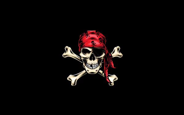 pirate dark skull bones HD Desktop Wallpaper | Background Image