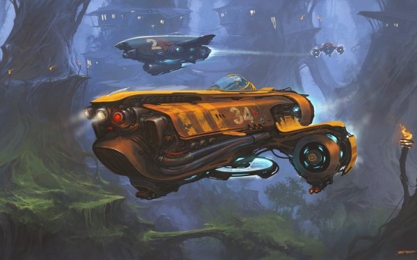 Sci Fi Vehicle Futuristic HD Wallpaper | Background Image