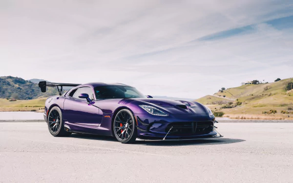 purple car car Dodge Dodge Viper vehicle Dodge Viper ACR HD Desktop Wallpaper | Background Image