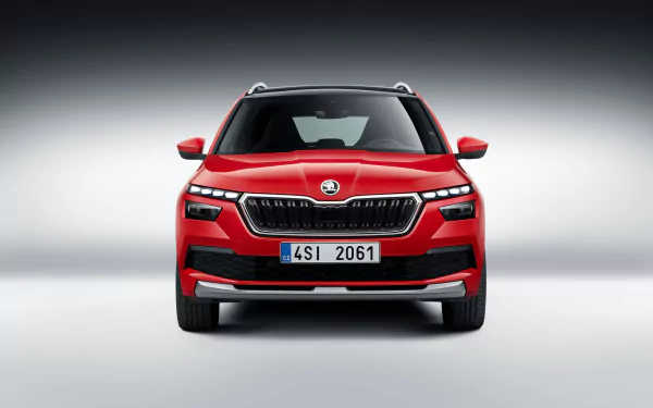 SUV car Skoda vehicle Skoda Kamiq HD Desktop Wallpaper | Background Image