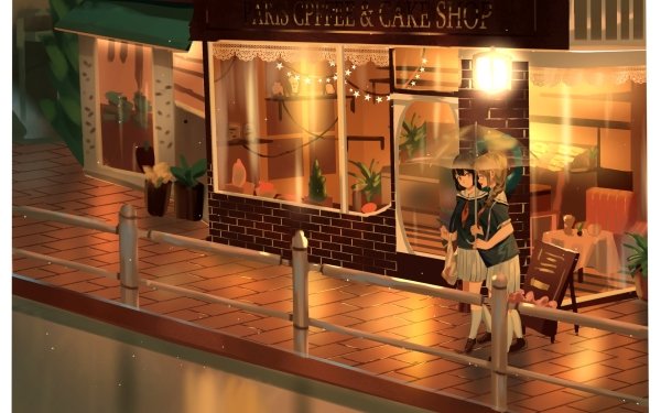 Anime Shop HD Wallpaper | Background Image