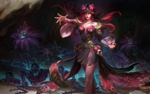 Video Game Smite Persephone HD Wallpaper | Background Image