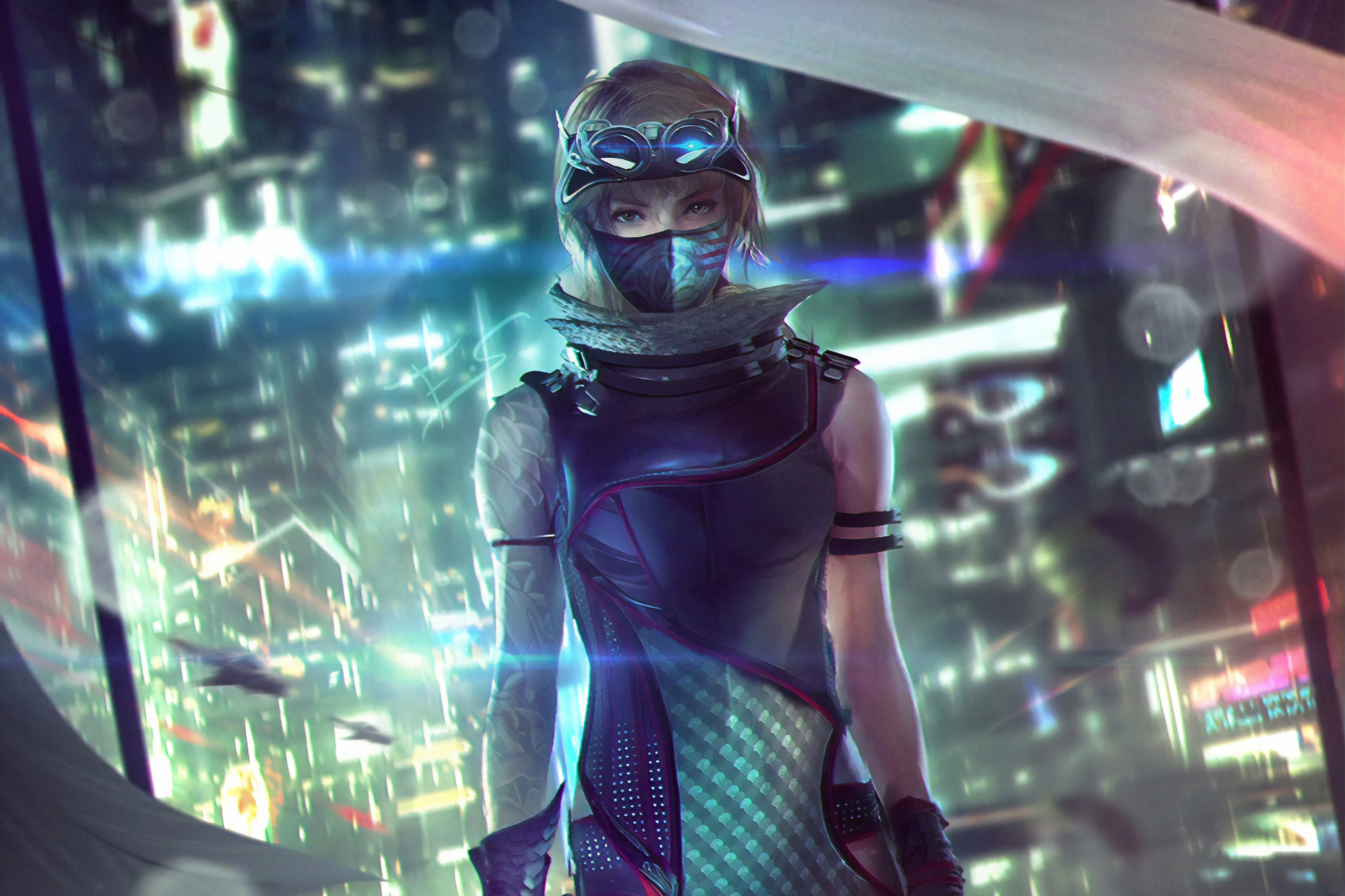 Cyberpunk 2077 Кибер ниндзя