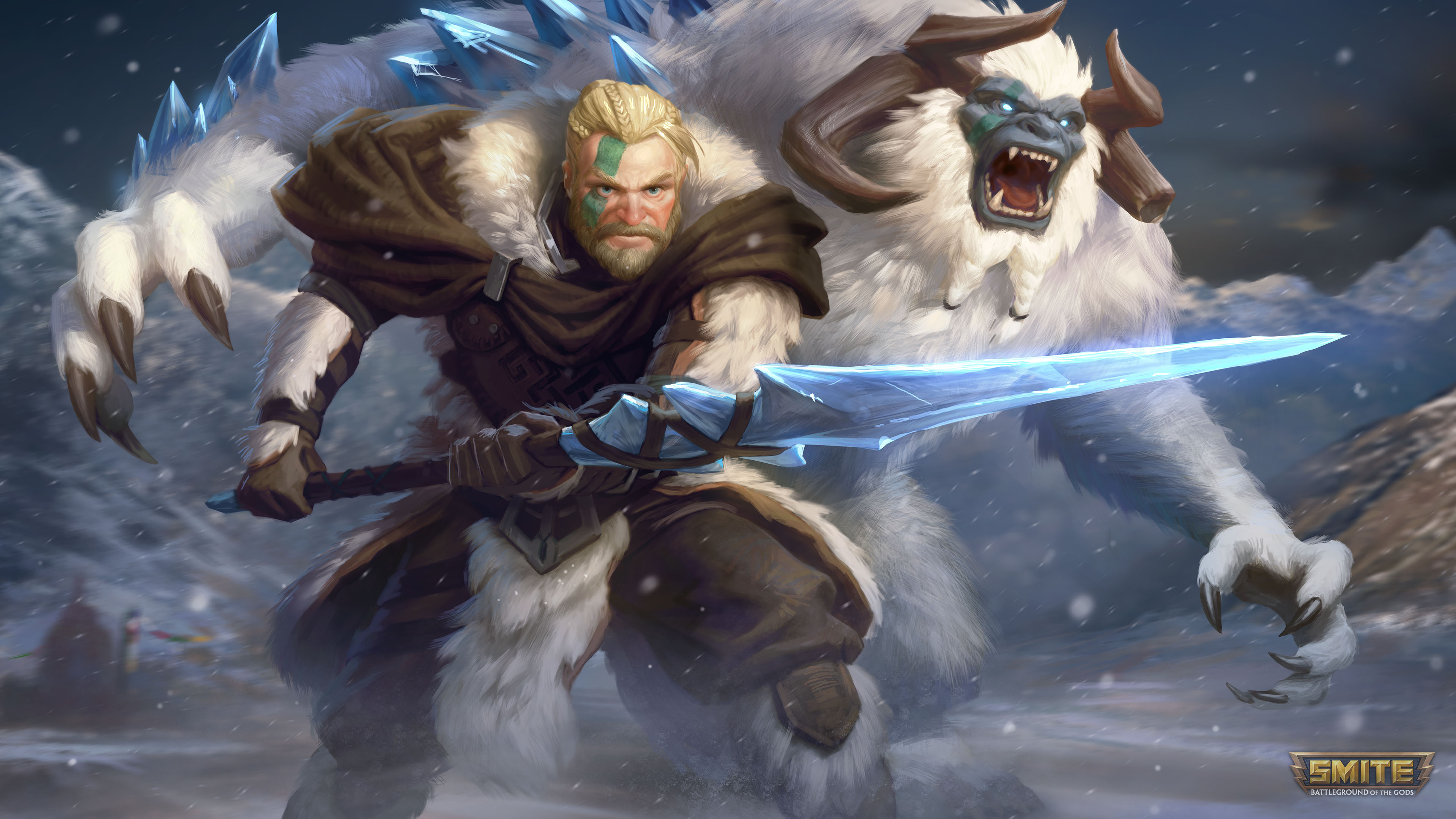 Download Cu Chulainn (Smite) Video Game Smite 4k Ultra HD Wallpaper
