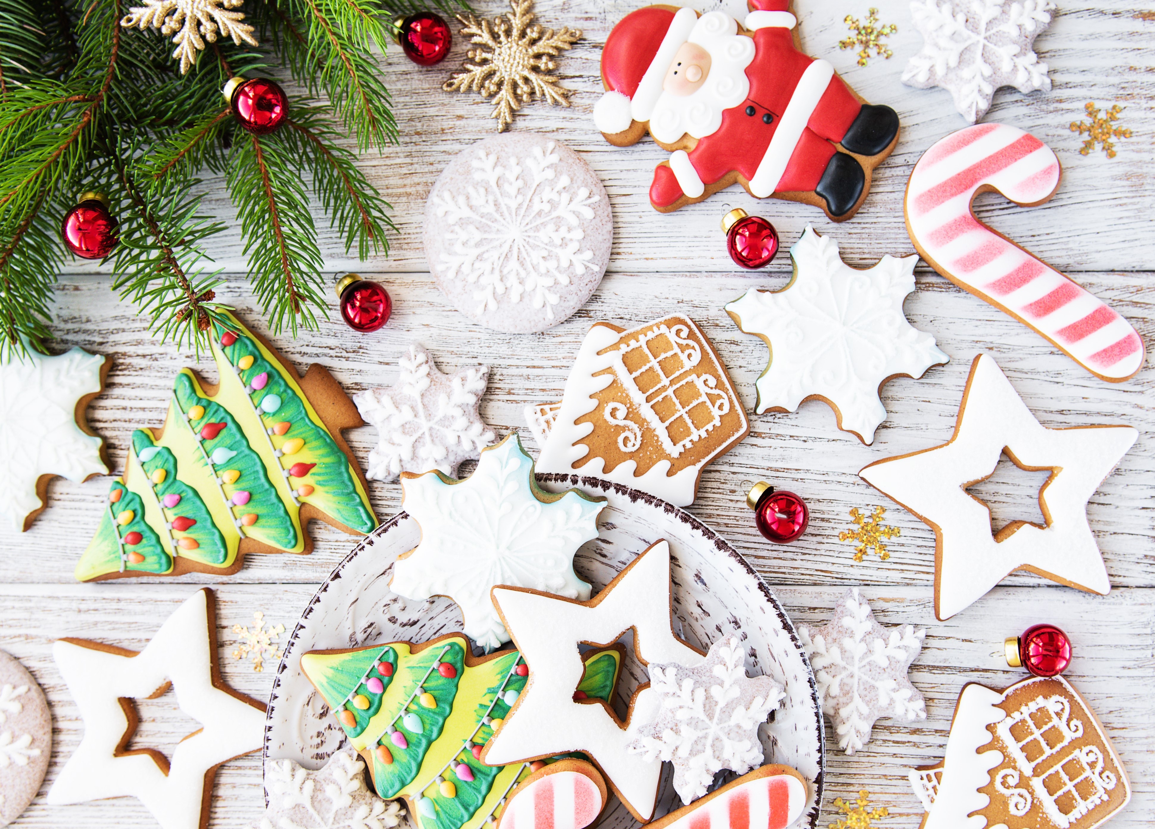 Christmas Cookies 4k Ultra HD Wallpaper | Background Image ...