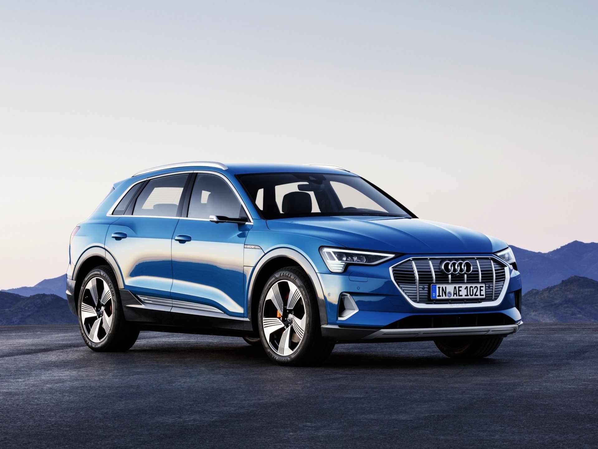 Download Electric Car SUV Car Audi Vehicle Audi E-Tron HD Wallpaper