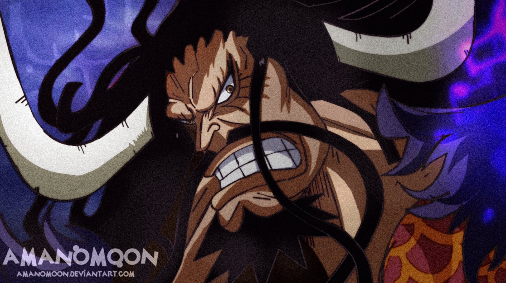 Download Kaido (One Piece) Anime One Piece  HD Wallpaper by Amanomoon
