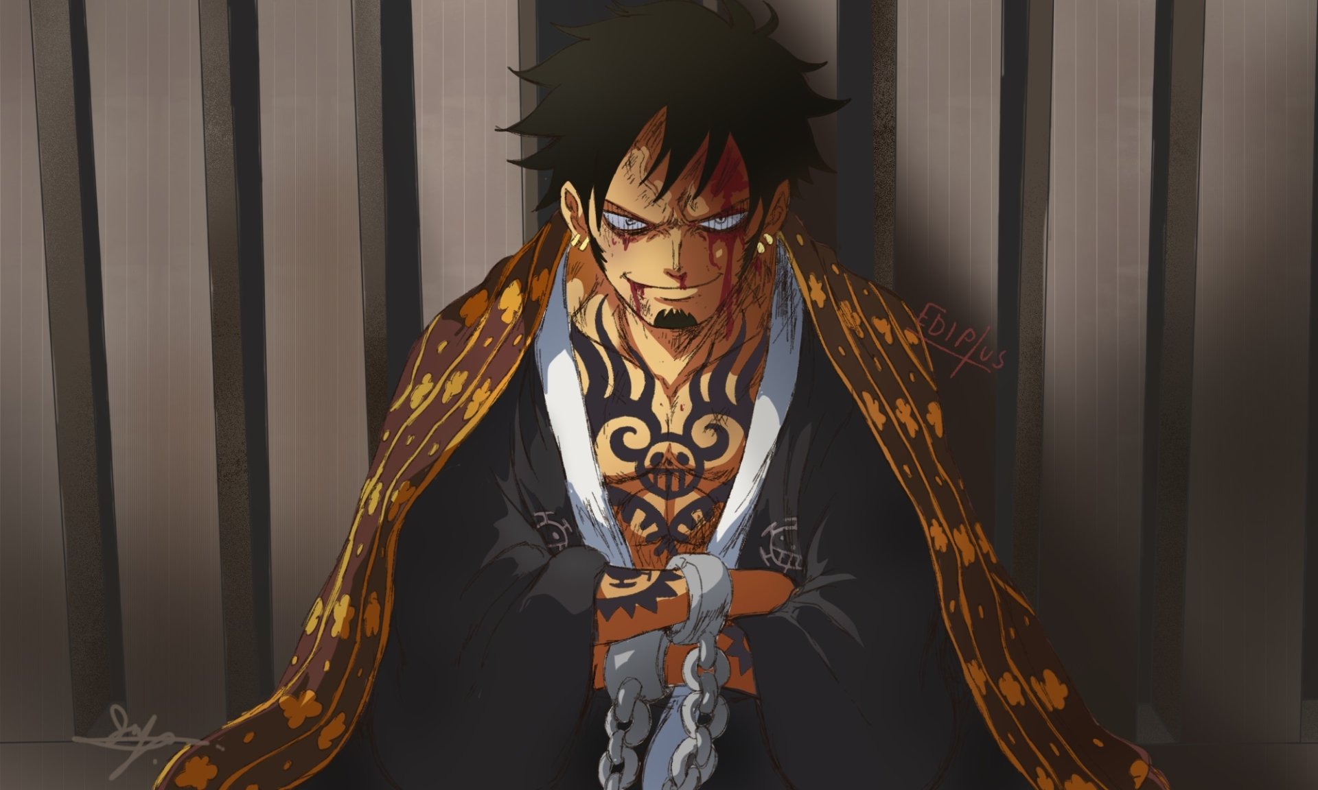 Download Trafalgar Law Anime One Piece HD Wallpaper by Julio César García Leyva