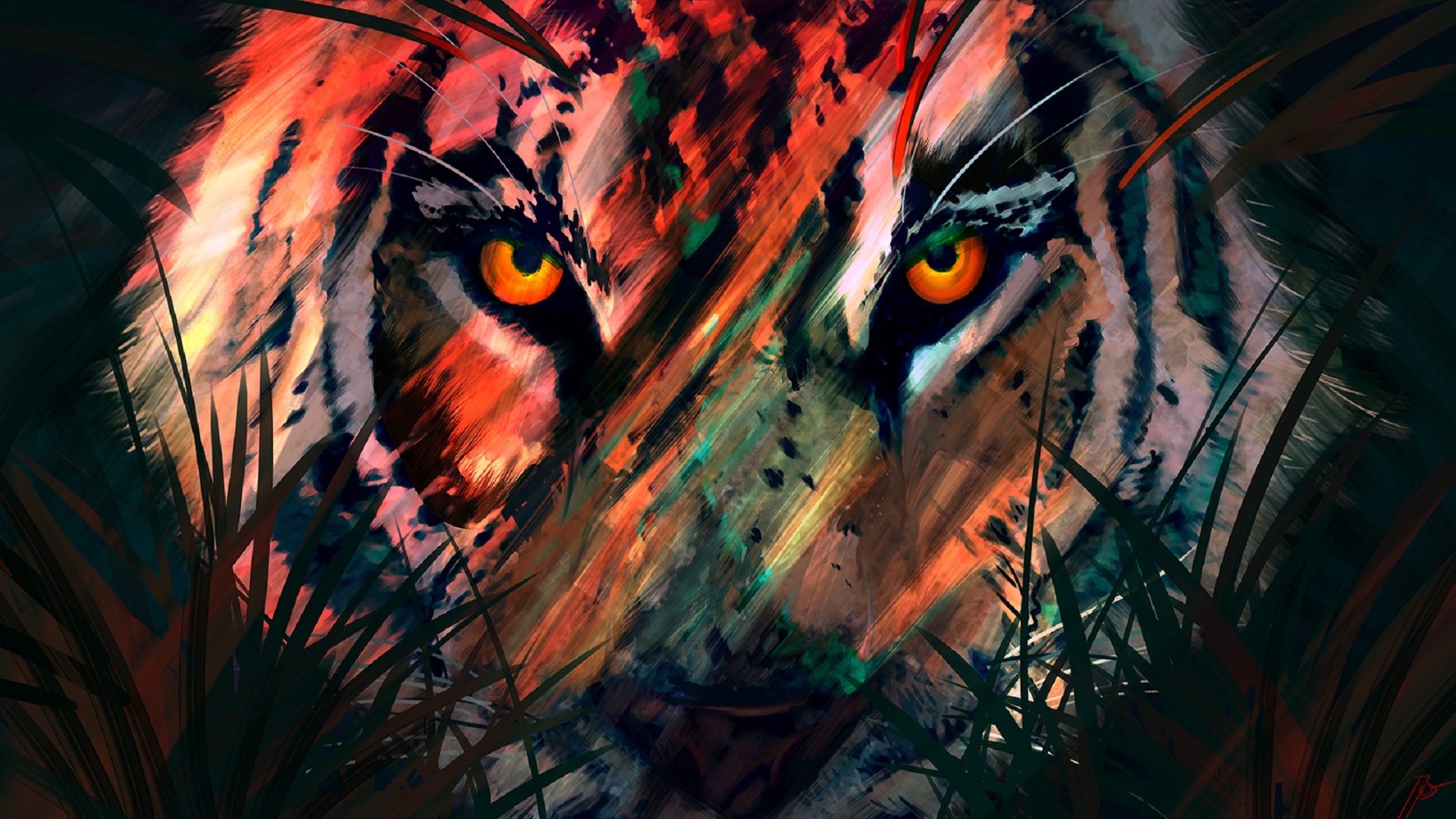 Download Animal Tiger HD Wallpaper by Josef Bartoň