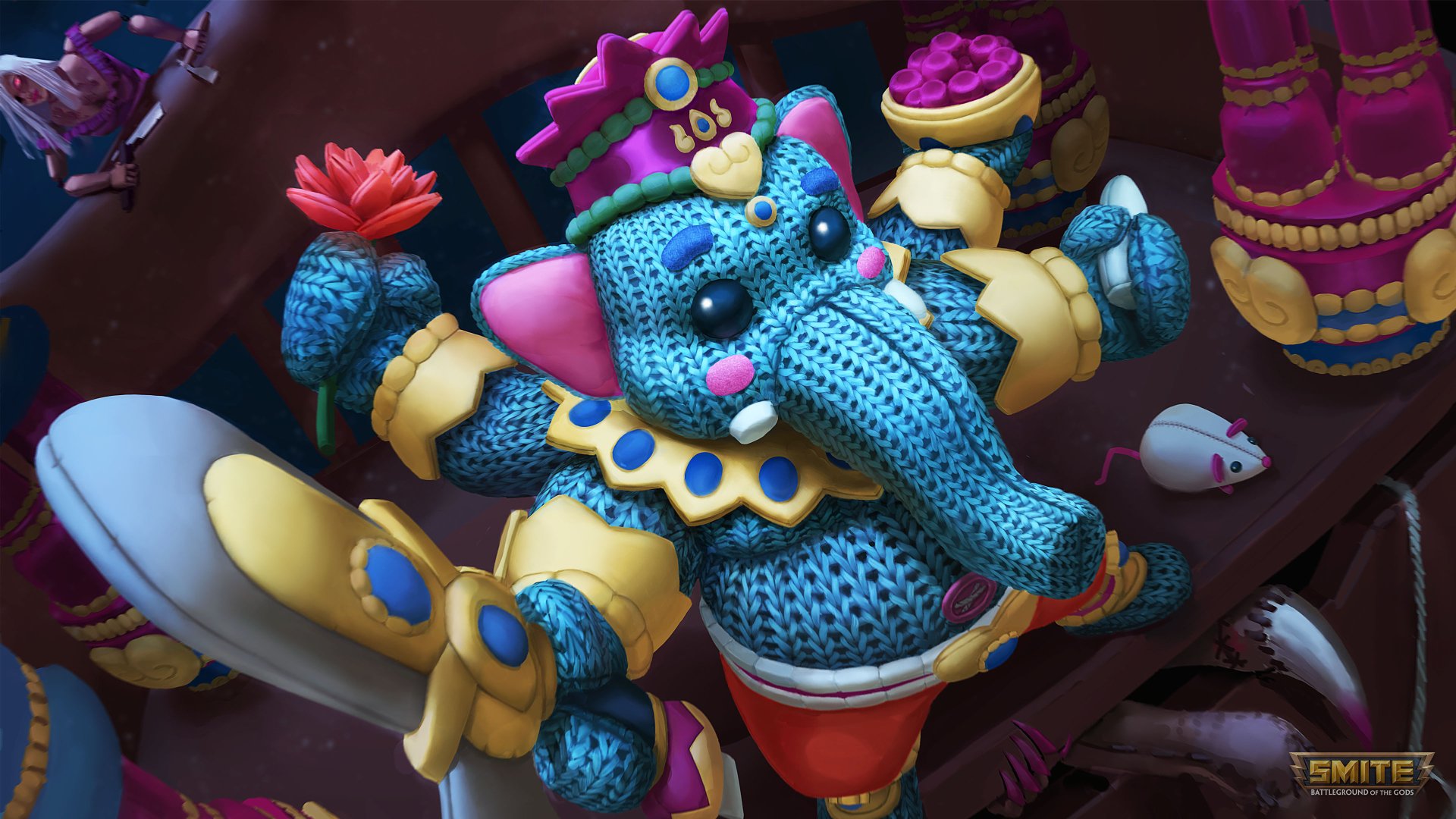 Download Ganesha (Smite) Video Game Smite 4k Ultra HD Wallpaper