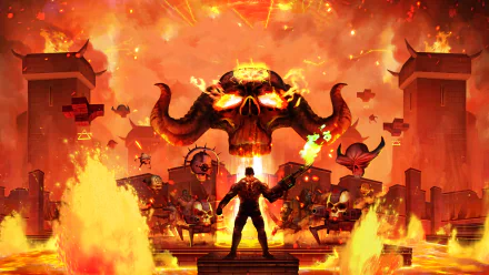 demon warrior video game Demon Pit HD Desktop Wallpaper | Background Image