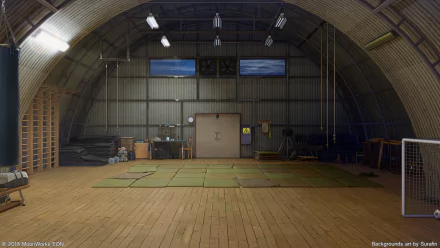 gym Anime room anime room HD Desktop Wallpaper | Background Image