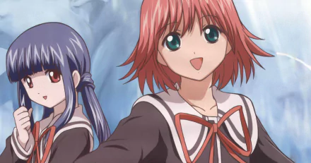 Tsukasa Kasuga Mina Yayoi Anime Tokimeki Memorial Only Love HD Desktop Wallpaper | Background Image