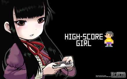 Ōno Akira Anime High Score Girl HD Desktop Wallpaper | Background Image