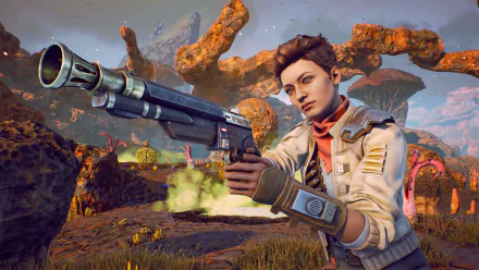 gun weapon video game The Outer Worlds HD Desktop Wallpaper | Background Image