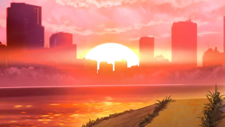 city sunset Anime Just Because! anime sunset anime city HD Desktop Wallpaper | Background Image