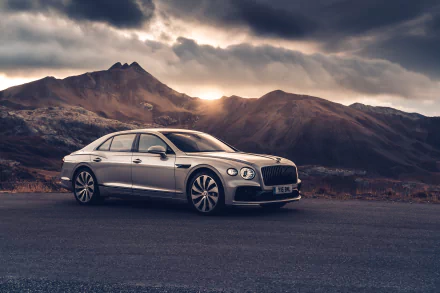 silver car car Bentley vehicle Bentley Flying Spur HD Desktop Wallpaper | Background Image