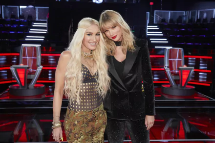  Taylor Swift at the voice, 29 October 2019