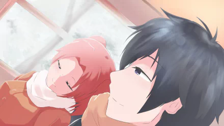 Kobeni Yonomori Hakuya Mitsumine Anime Engaged to the Unidentified HD Desktop Wallpaper | Background Image