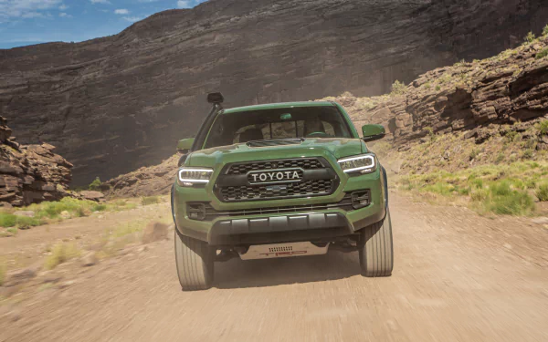 green car car Toyota vehicle Toyota Tacoma HD Desktop Wallpaper | Background Image