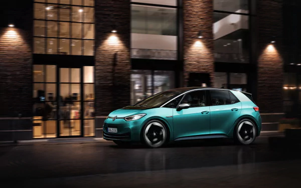 compact car electric car car Volkswagen vehicle Volkswagen ID.3 HD Desktop Wallpaper | Background Image