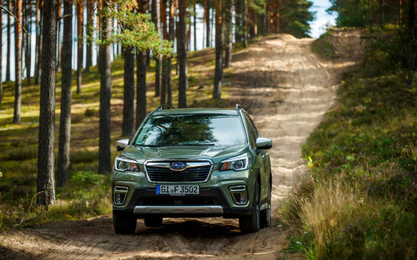 green car SUV car Subaru vehicle Subaru Forester HD Desktop Wallpaper | Background Image