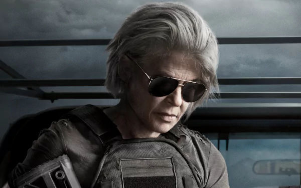 Sarah Connor Linda Hamilton movie Terminator: Dark Fate HD Desktop Wallpaper | Background Image