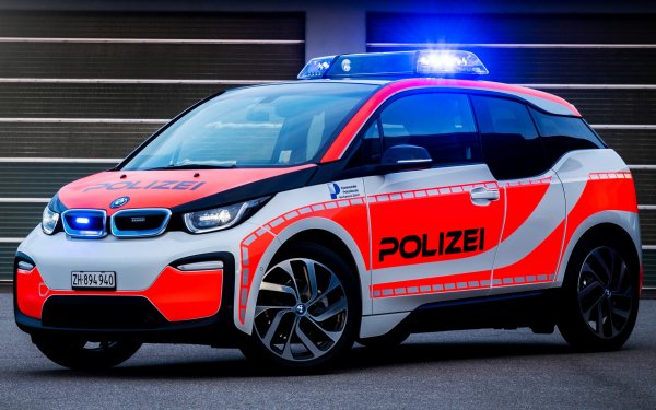 Vehicles BMW i3 BMW Police Car Subcompact Car Hatchback Car HD Wallpaper | Background Image