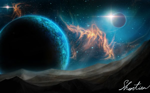 Sci Fi Planets Space HD Wallpaper | Background Image