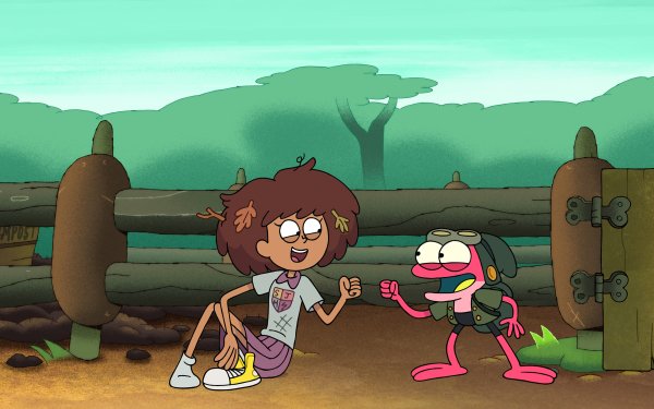 TV Show Amphibia Anne Boonchuy Sprig Plantar HD Wallpaper | Background Image