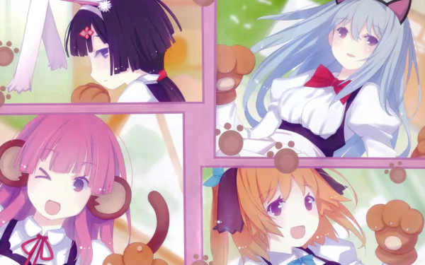 Masuzu Natsukawa Chiwa Harusaki Ai Fuyuumi Himeka Akishino Anime OreShura HD Desktop Wallpaper | Background Image