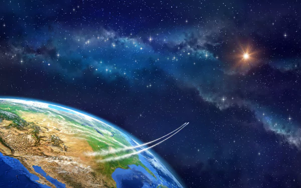 nature Earth From Space HD Desktop Wallpaper | Background Image