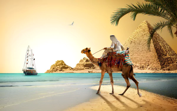 man made pyramid HD Desktop Wallpaper | Background Image