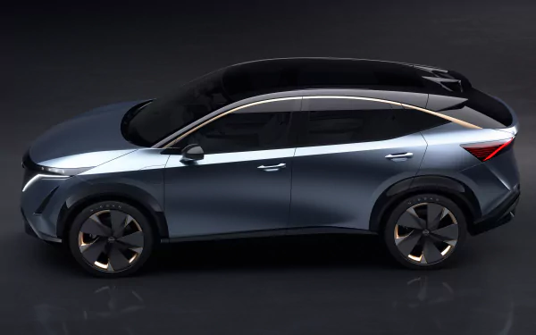 electric car SUV car Nissan vehicle Nissan Ariya HD Desktop Wallpaper | Background Image