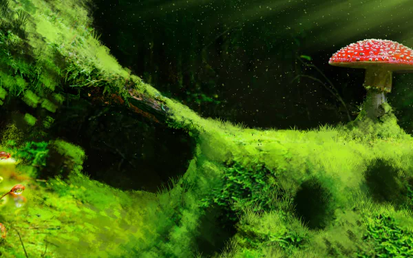 nature mushroom HD Desktop Wallpaper | Background Image