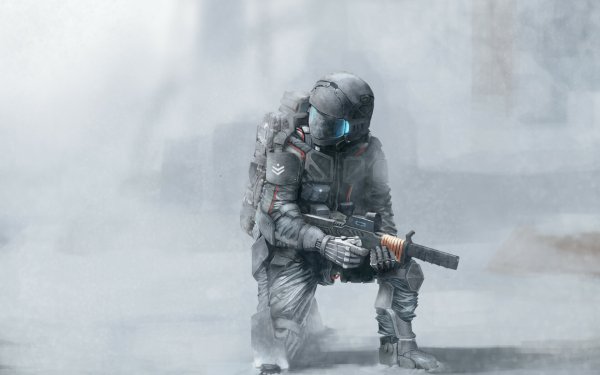 Sci Fi Warrior Soldier HD Wallpaper | Background Image