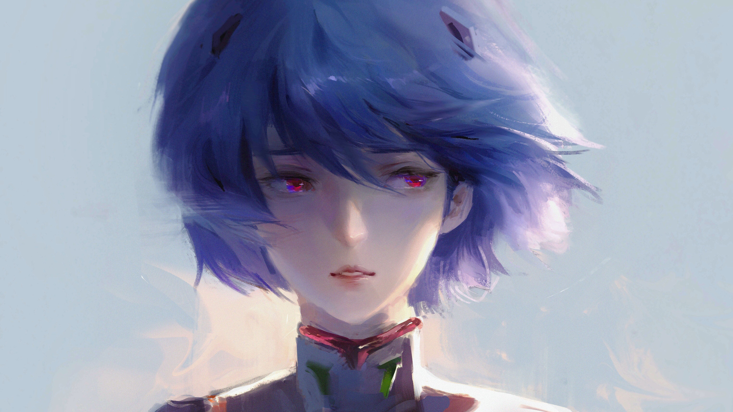 Download Rei Ayanami Anime Neon Genesis Evangelion HD Wallpaper by Dcchris