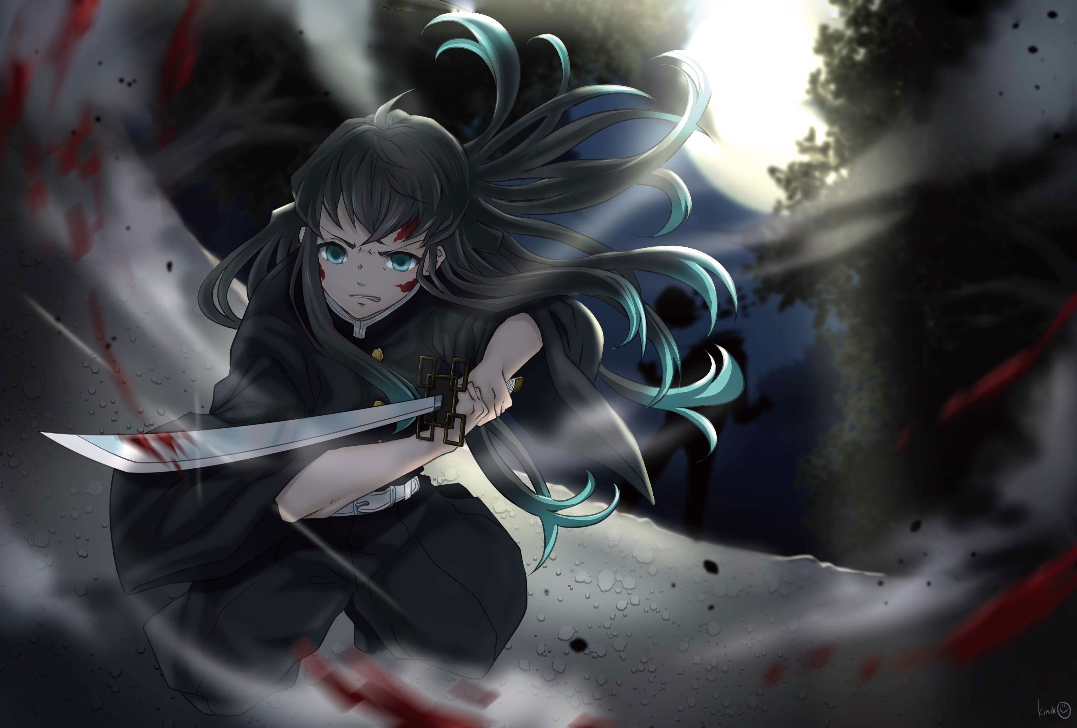 Demon Slayer: Kimetsu no Yaiba HD Wallpaper by k i n a c o