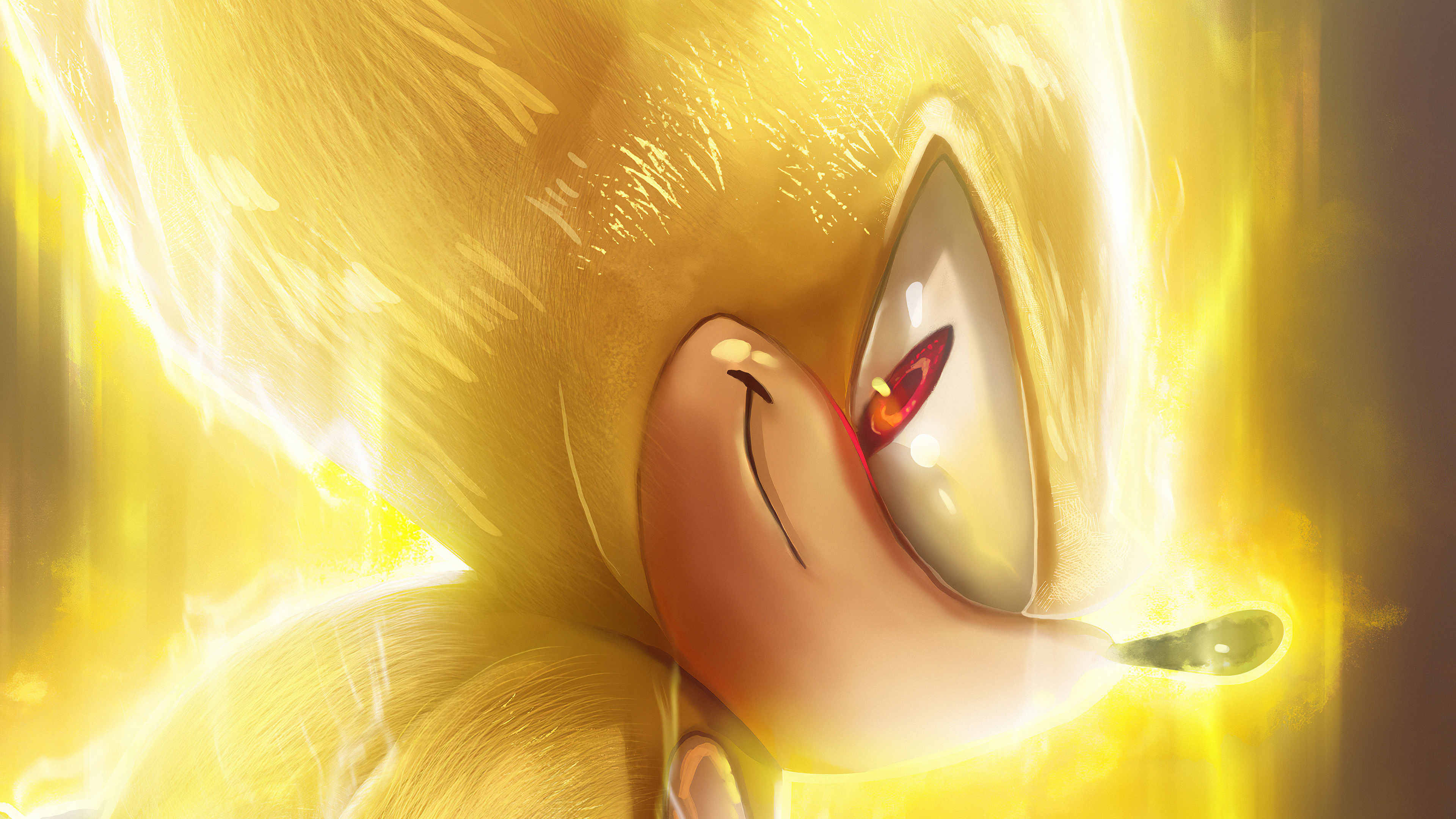 Super Sonic 4k Ultra Hd Wallpaper Background Image 3840x2160