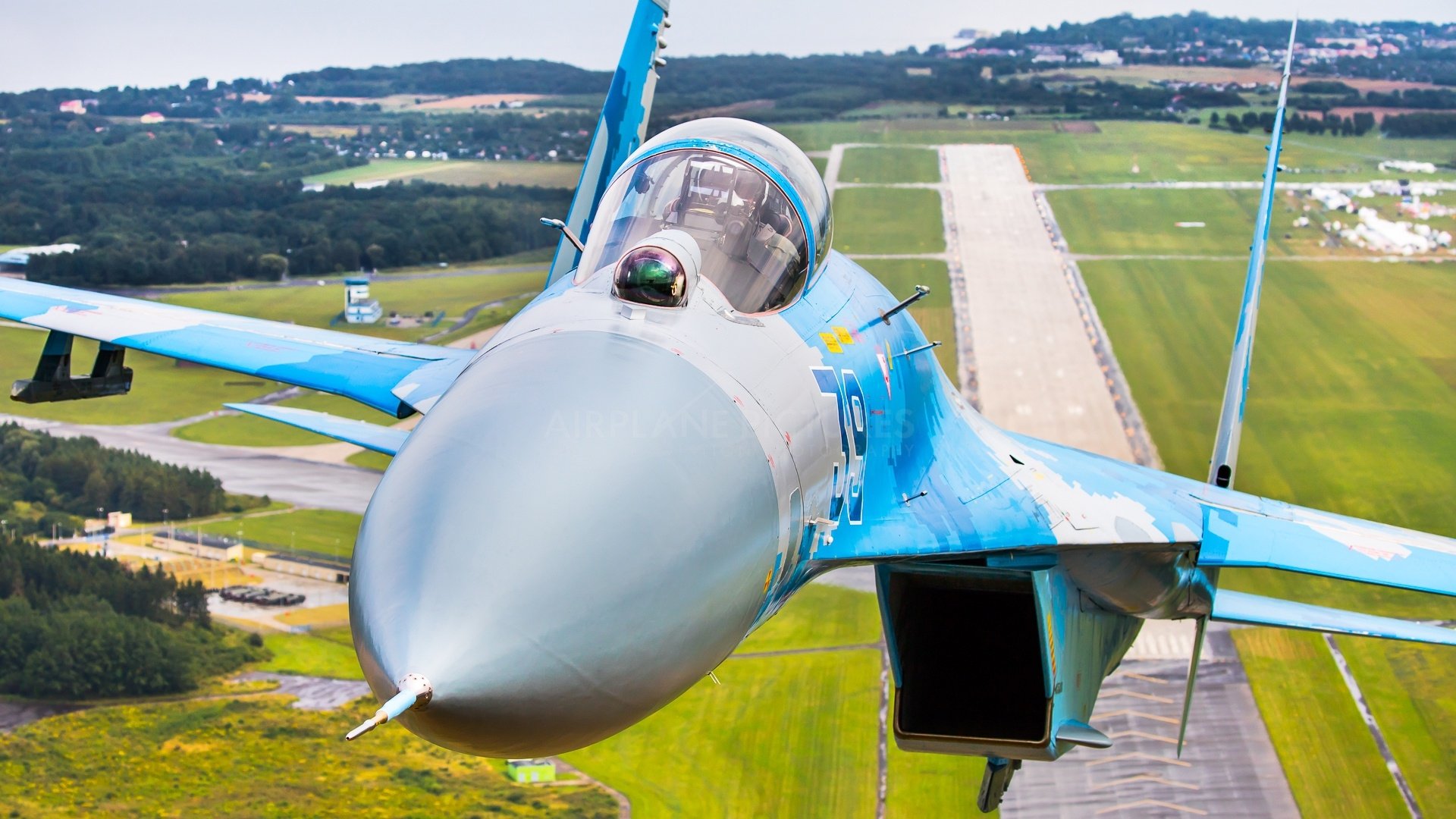 Sukhoi Su-27 - Ukrainian air force HD Wallpaper | Background Image | 1920x1080 | ID:1052402