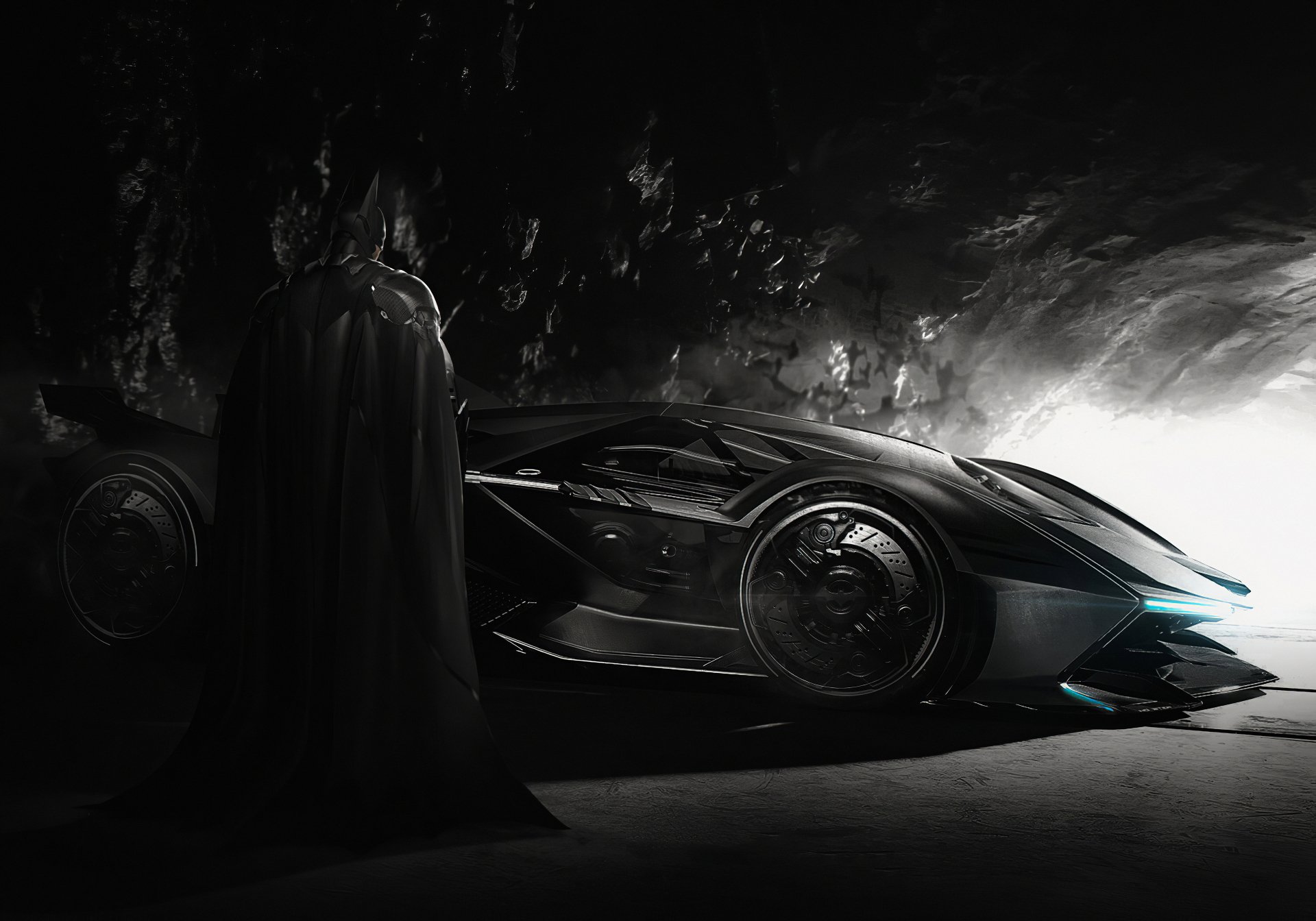 Download Dc Comics Batmobile Comic Batman 4k Ultra Hd Wallpaper By Mizuriau 4921