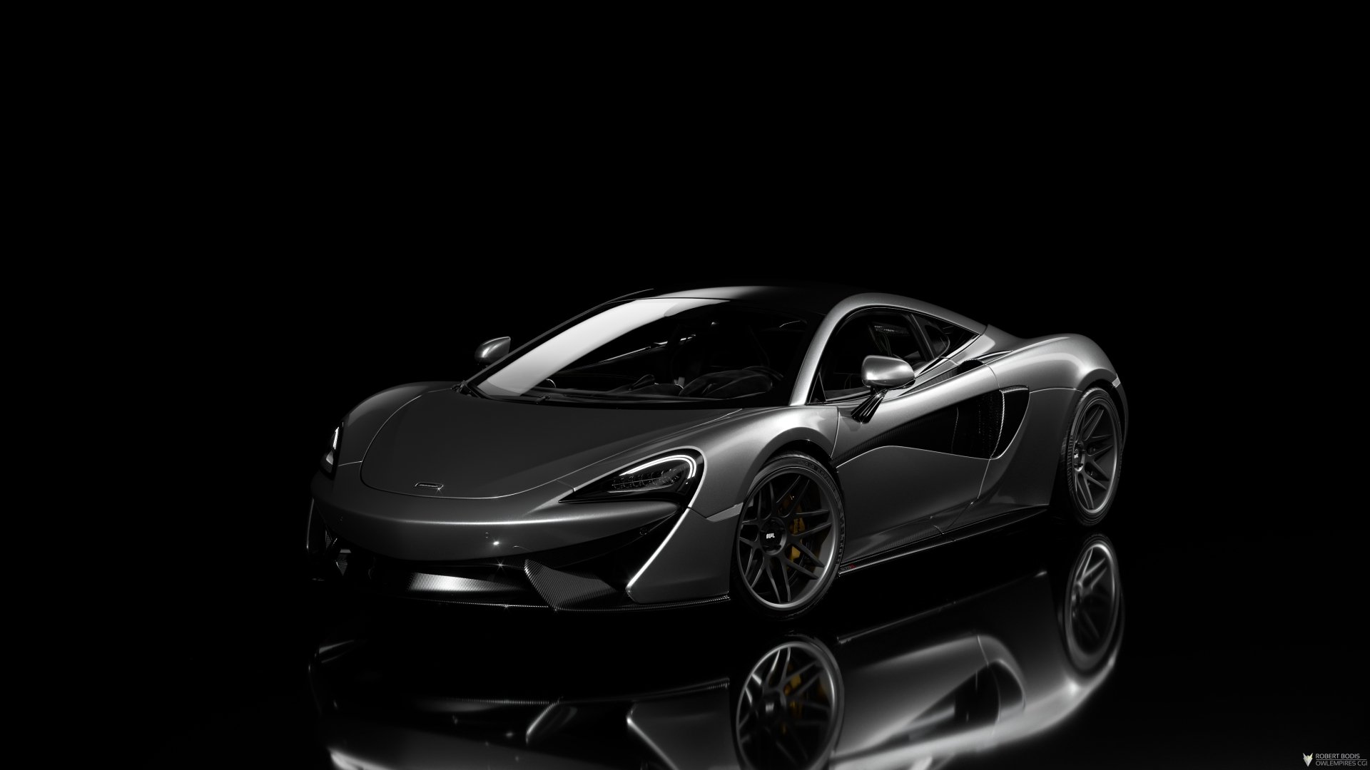 Download Silver Car Supercar Car McLaren Vehicle McLaren 570S 4k Ultra HD Wallpaper by Robert Bodis