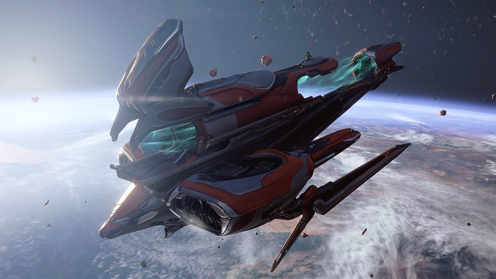 Download Spaceship Video Game Warframe HD Wallpaper