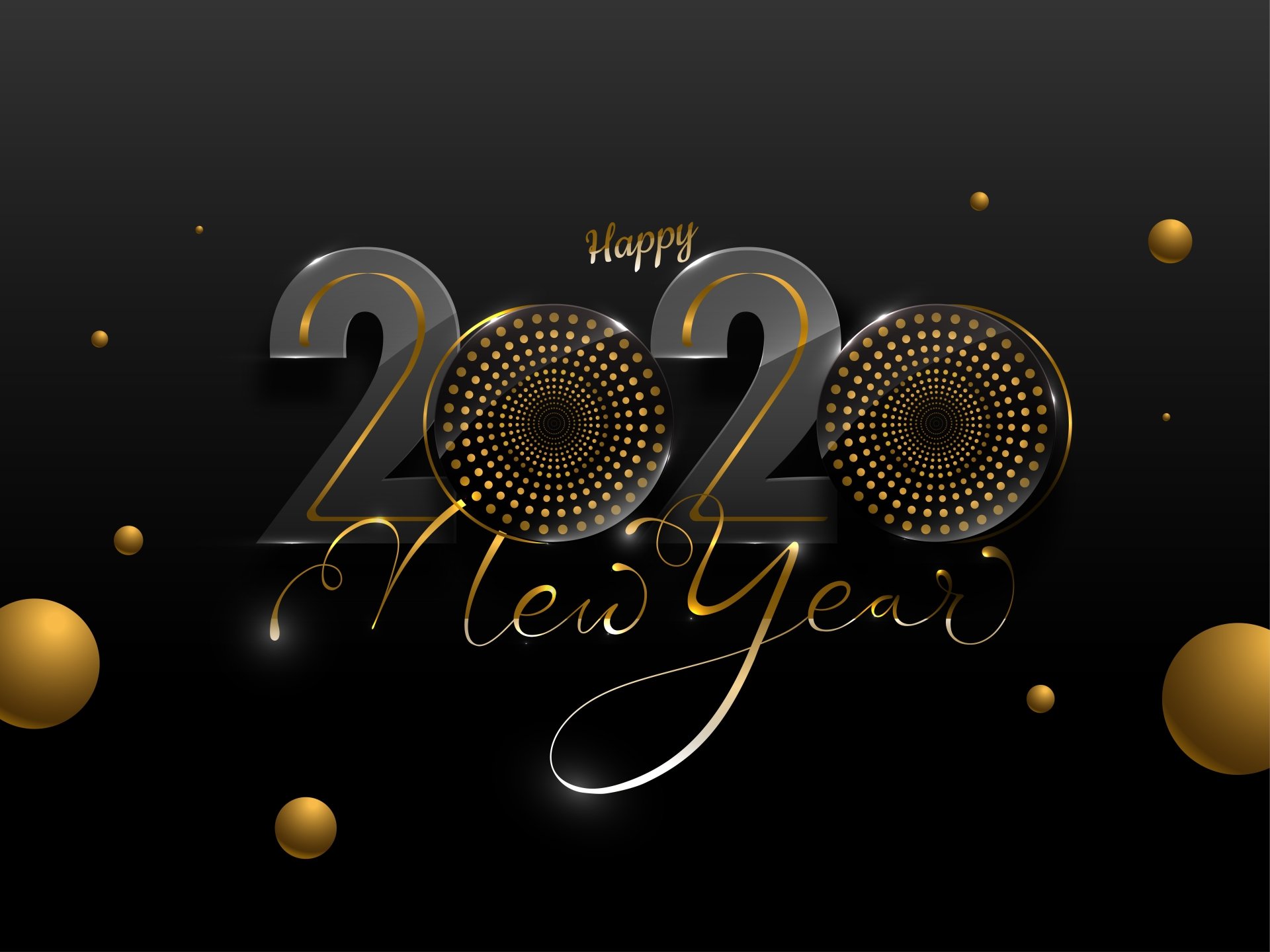 Download Happy New Year New Year Holiday New Year 2020 4k Ultra HD Wallpaper