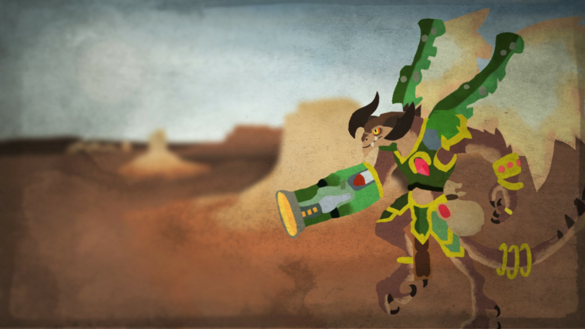 Download Minimalist Drogoz (Paladins) Video Game Paladins Minimalist Gaming HD Wallpaper